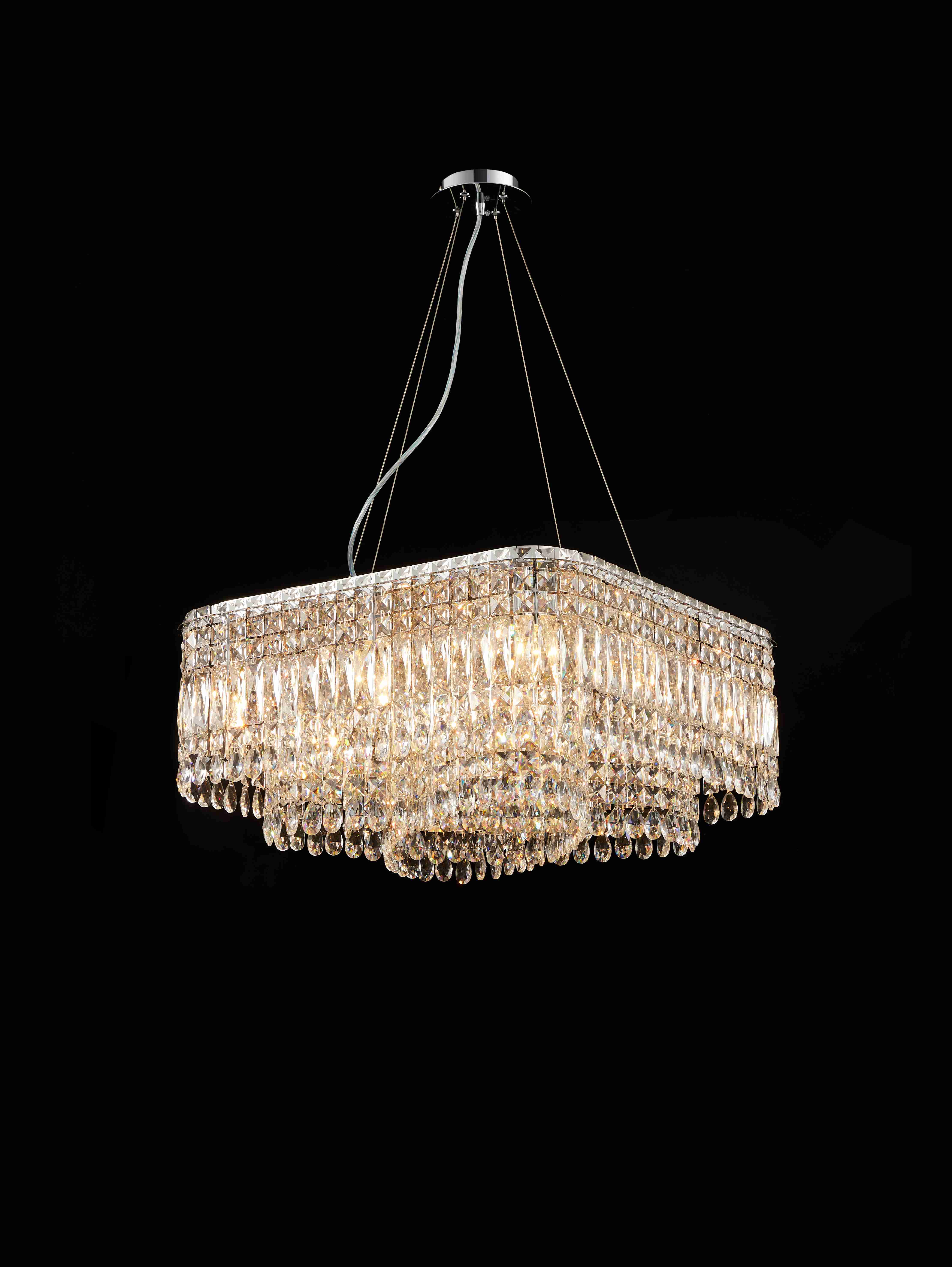 E67-ф600*H280 CHROME (1) Люстра NW # 