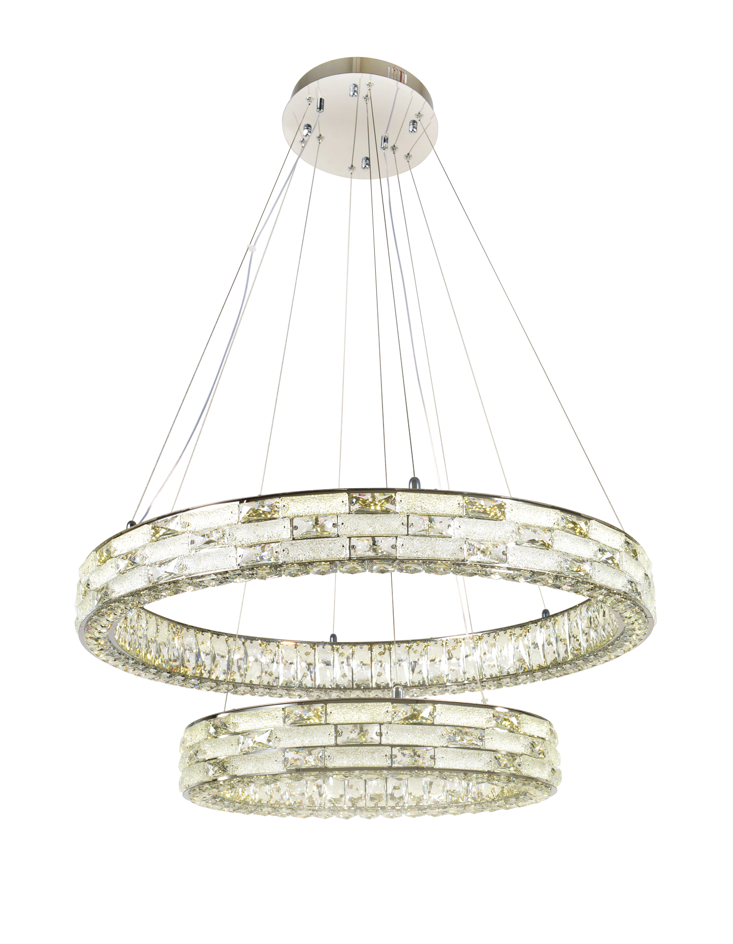 6014R/130W CHROME+CLEAR (1) Люстра NW 