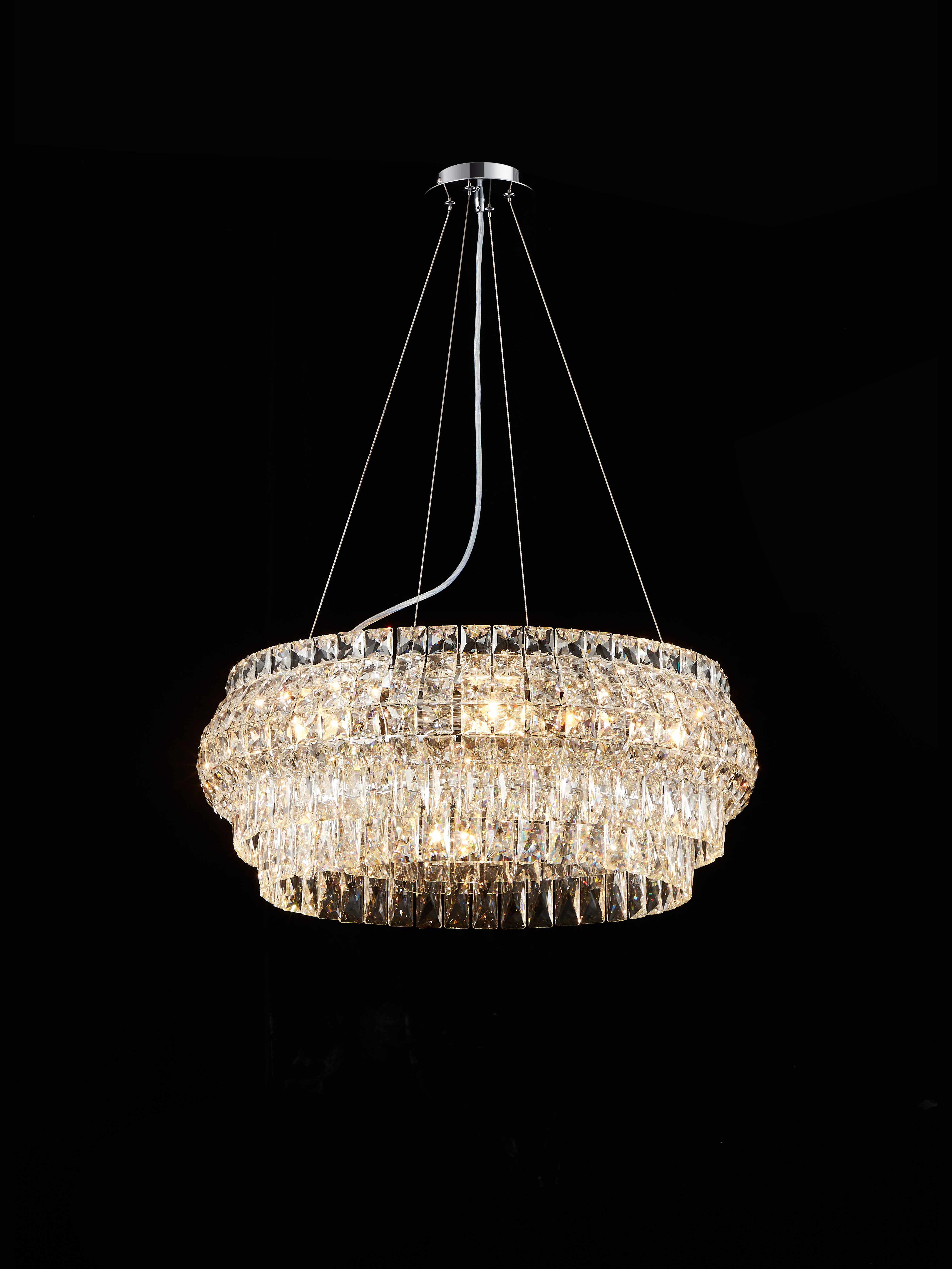 E83-ф600*H240 CHROME (1) Люстра NW 