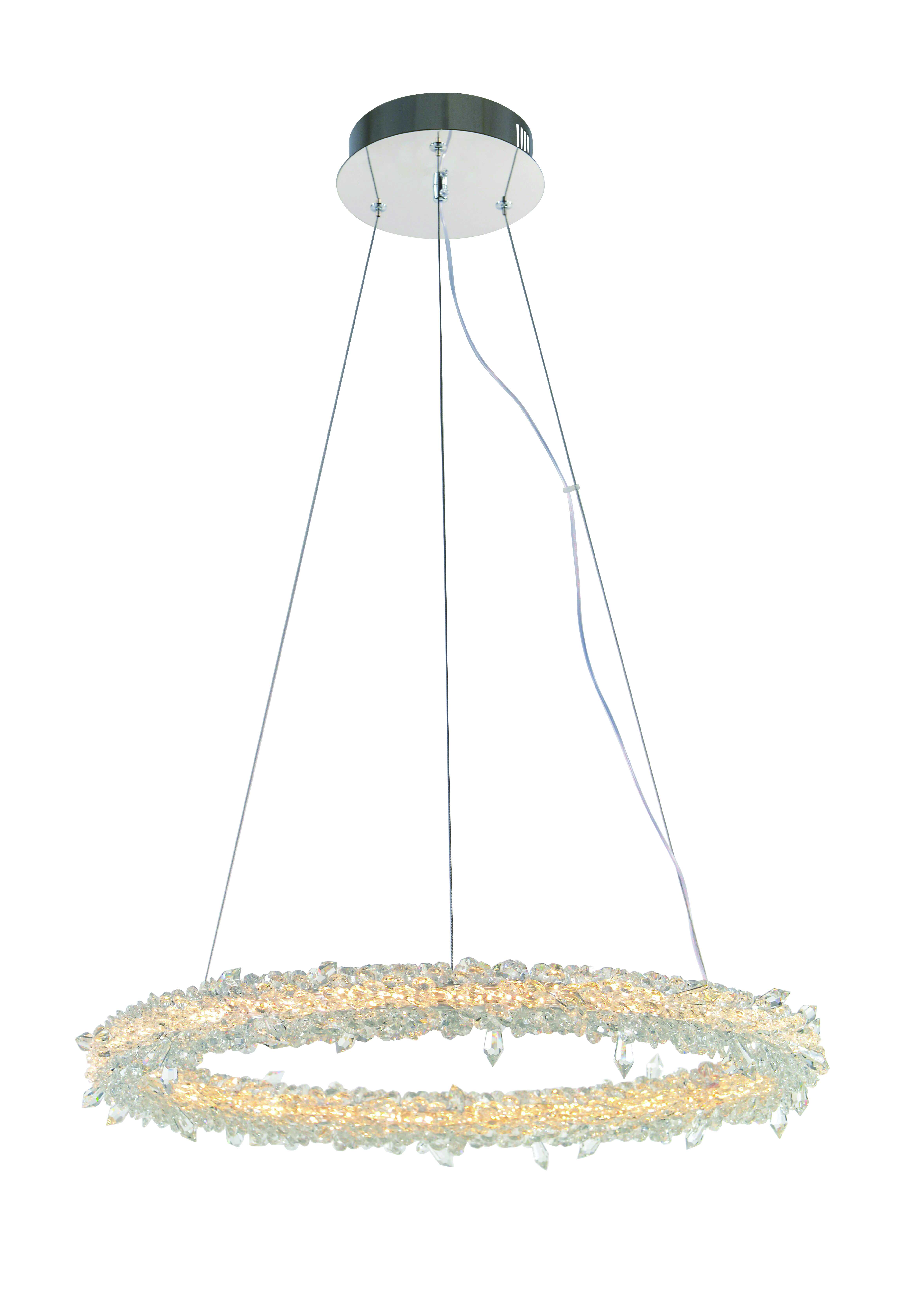 2837R/50W CHROME+CLEAR (1) Люстра NW # 