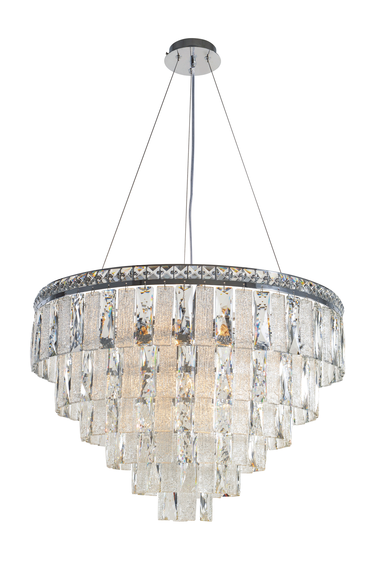 2893R/14 CHROME+CLEAR (1) Люстра NW # 