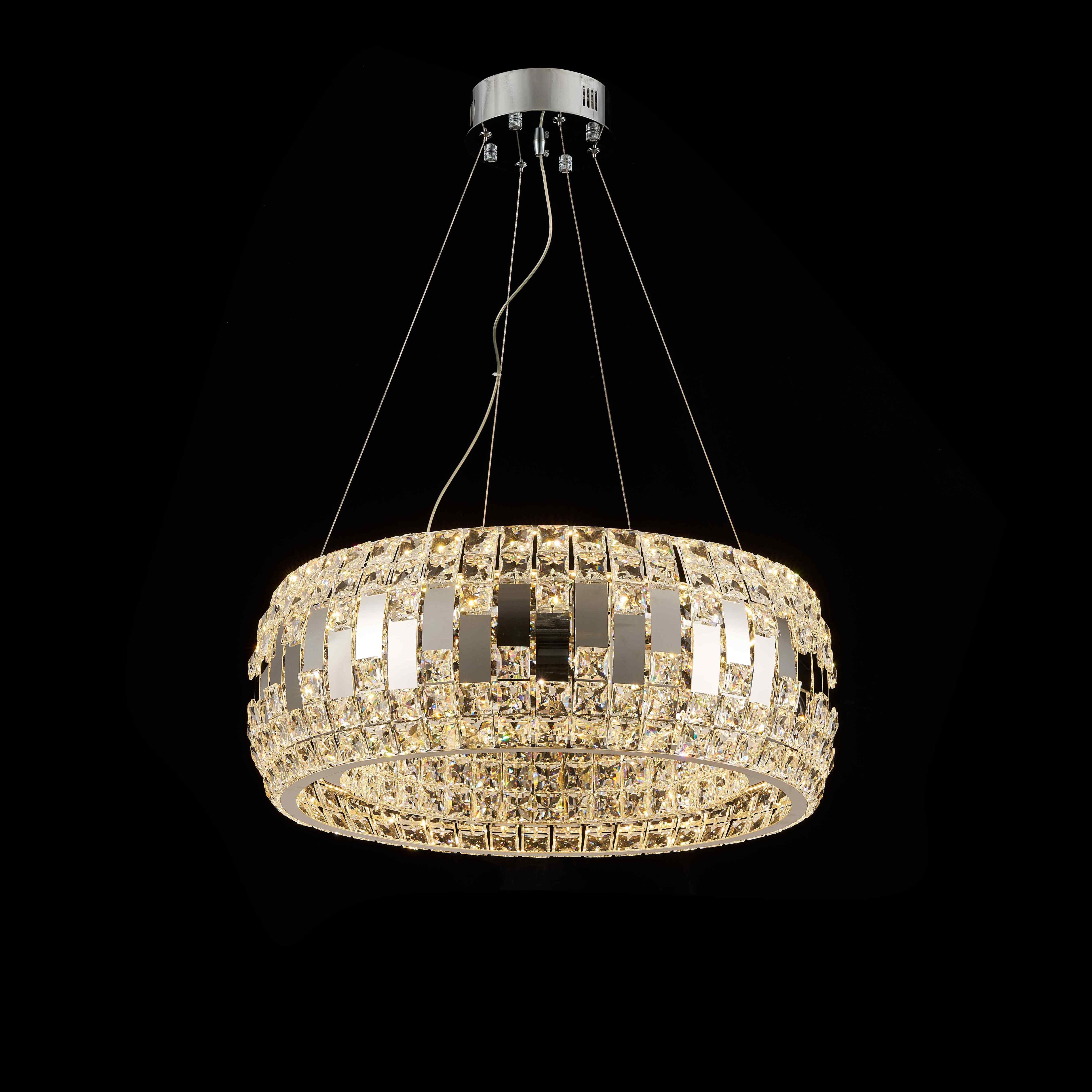 K56-ф600*H220(1200) CHROME (1) Люстра NW 