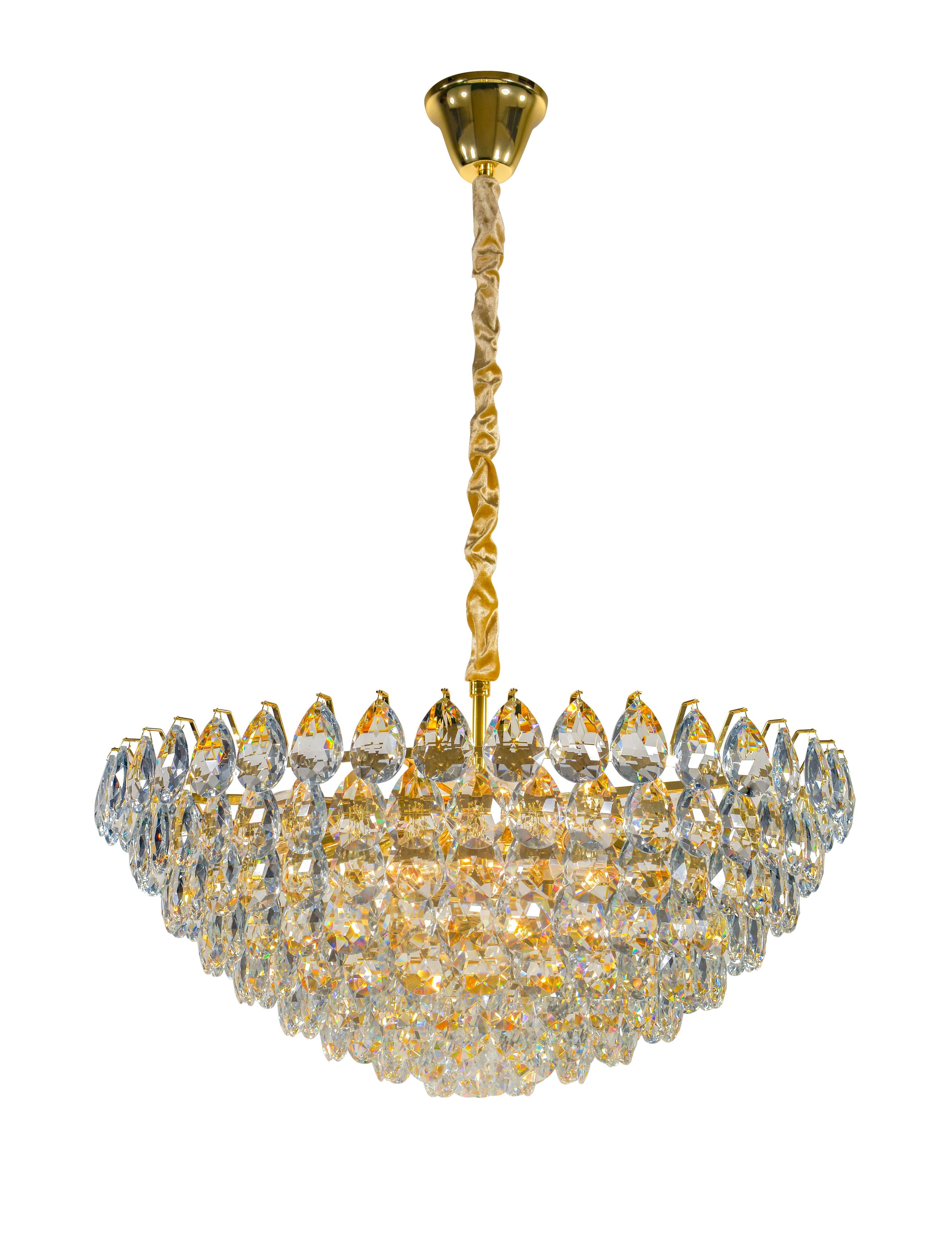 2973E/20A GOLD+CLEAR (1) Люстра (в 2-х коробках) NW 