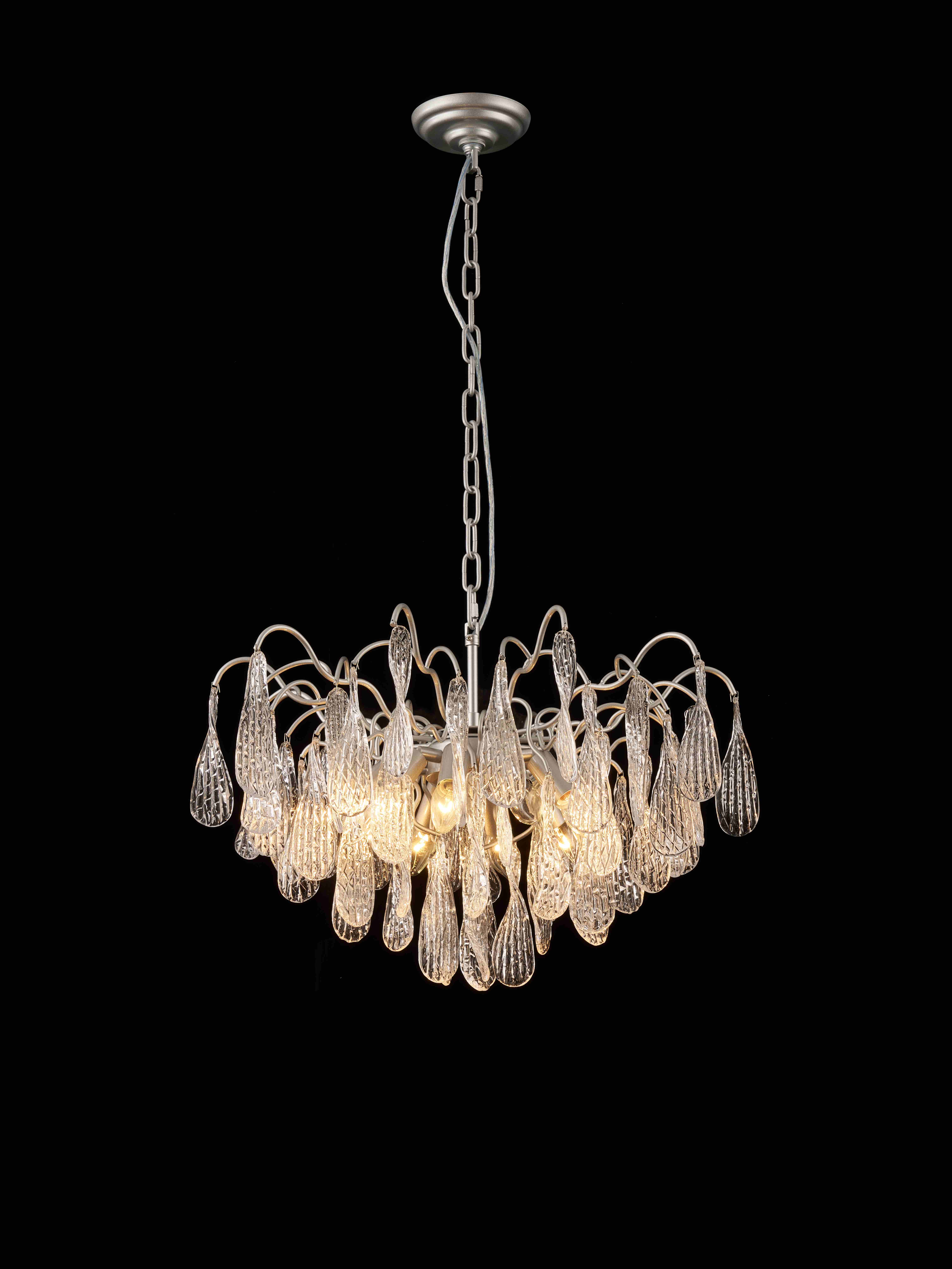 M76-ф600*H350(530) CHROME (1) Люстра NW # 