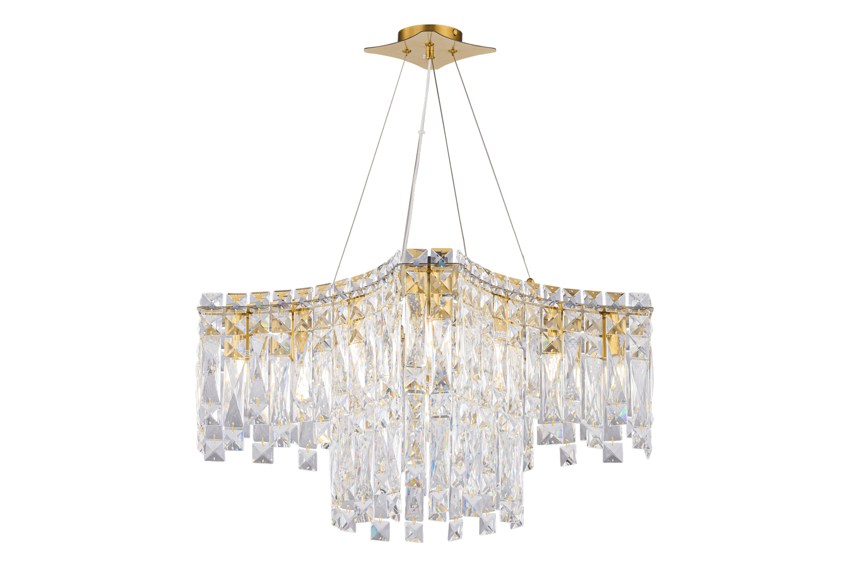 5638P/12A PLATING BRASS+CLEAR (1) Люстра NW # 