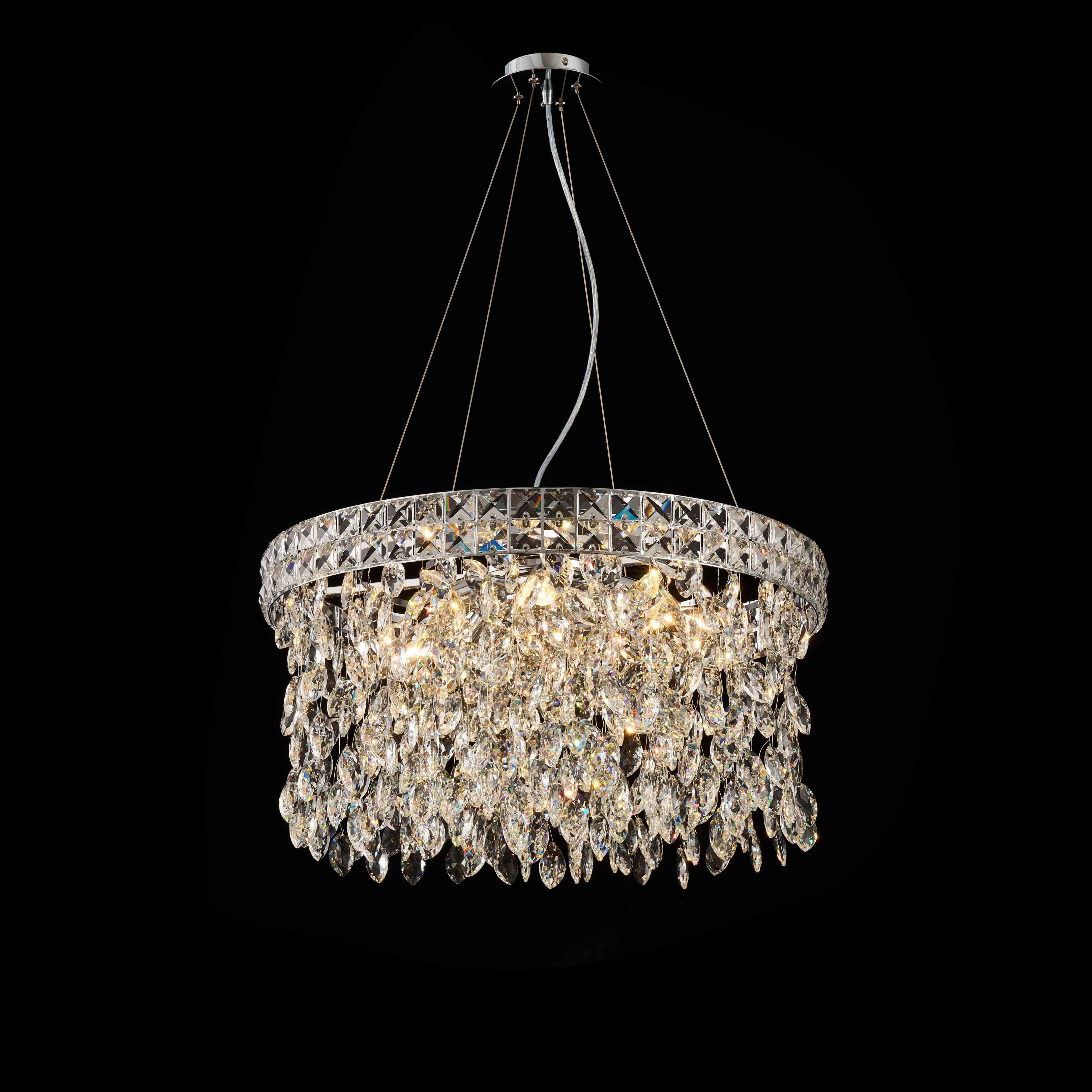 T28-ф600*H310(1200) CHROME (1) Люстра NW 