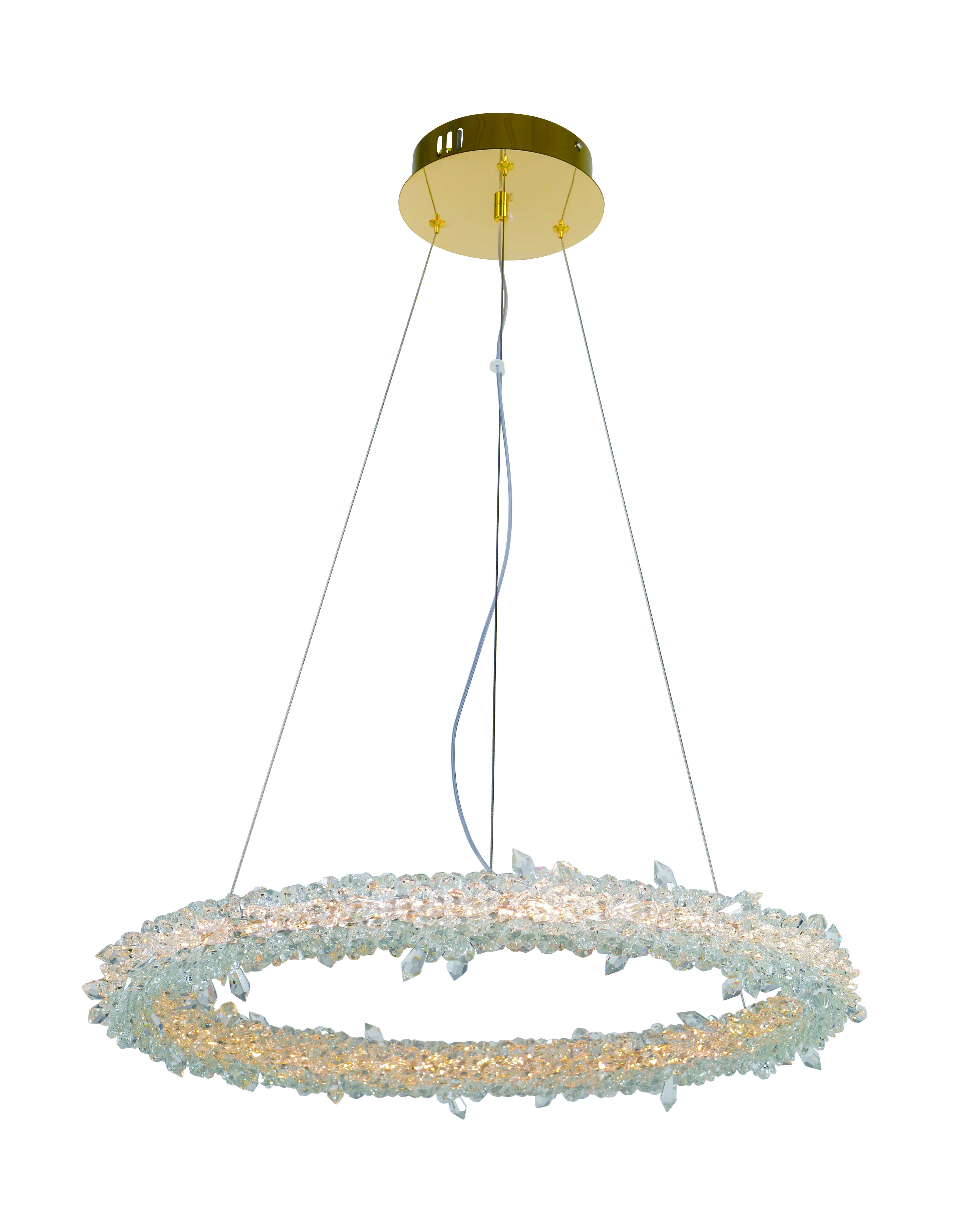 2837E/50W GOLD+CLEAR (1) Люстра NW # 