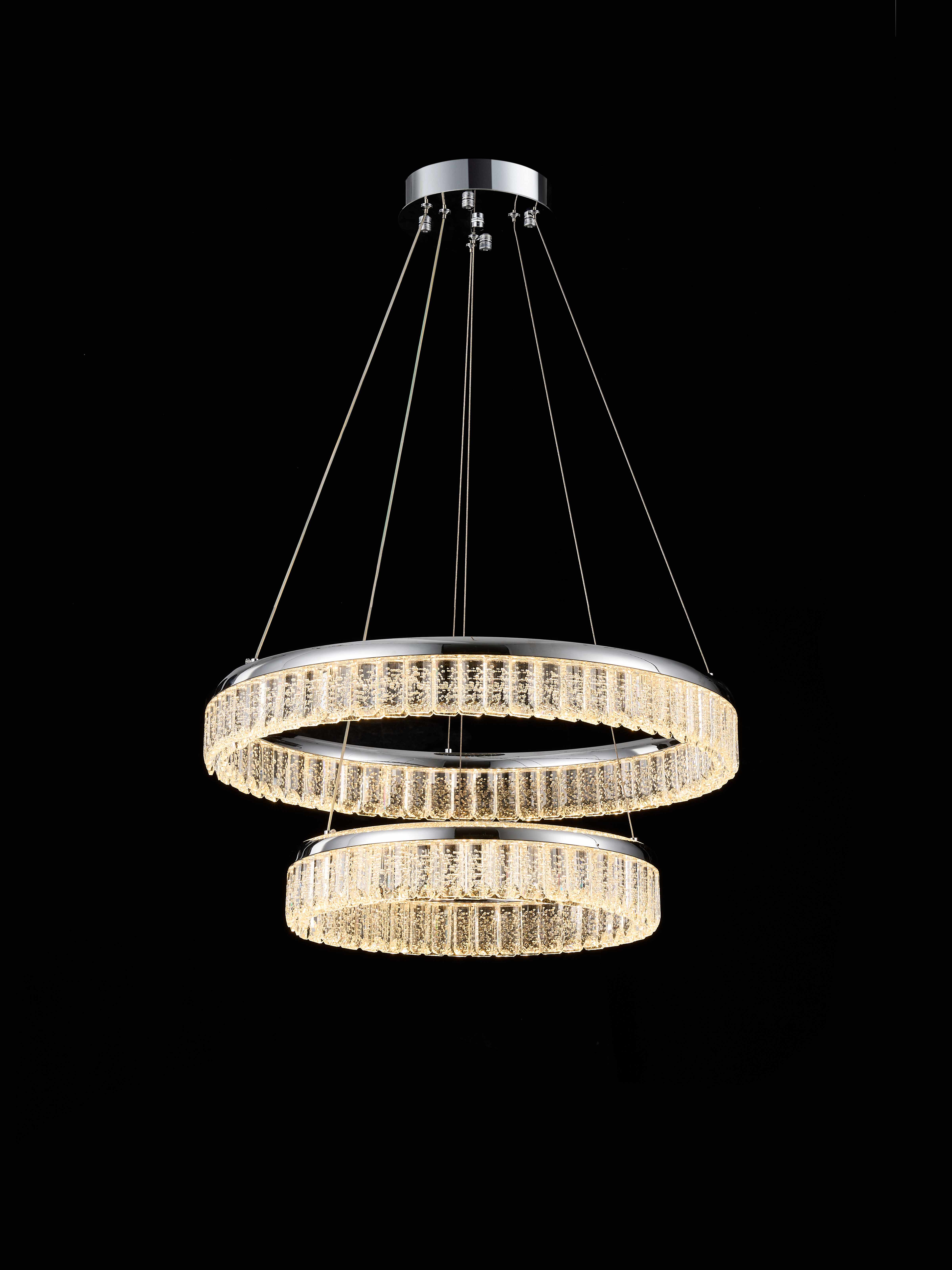 A23-ф600+ф400*H80 CHROME (1) Люстра NW 