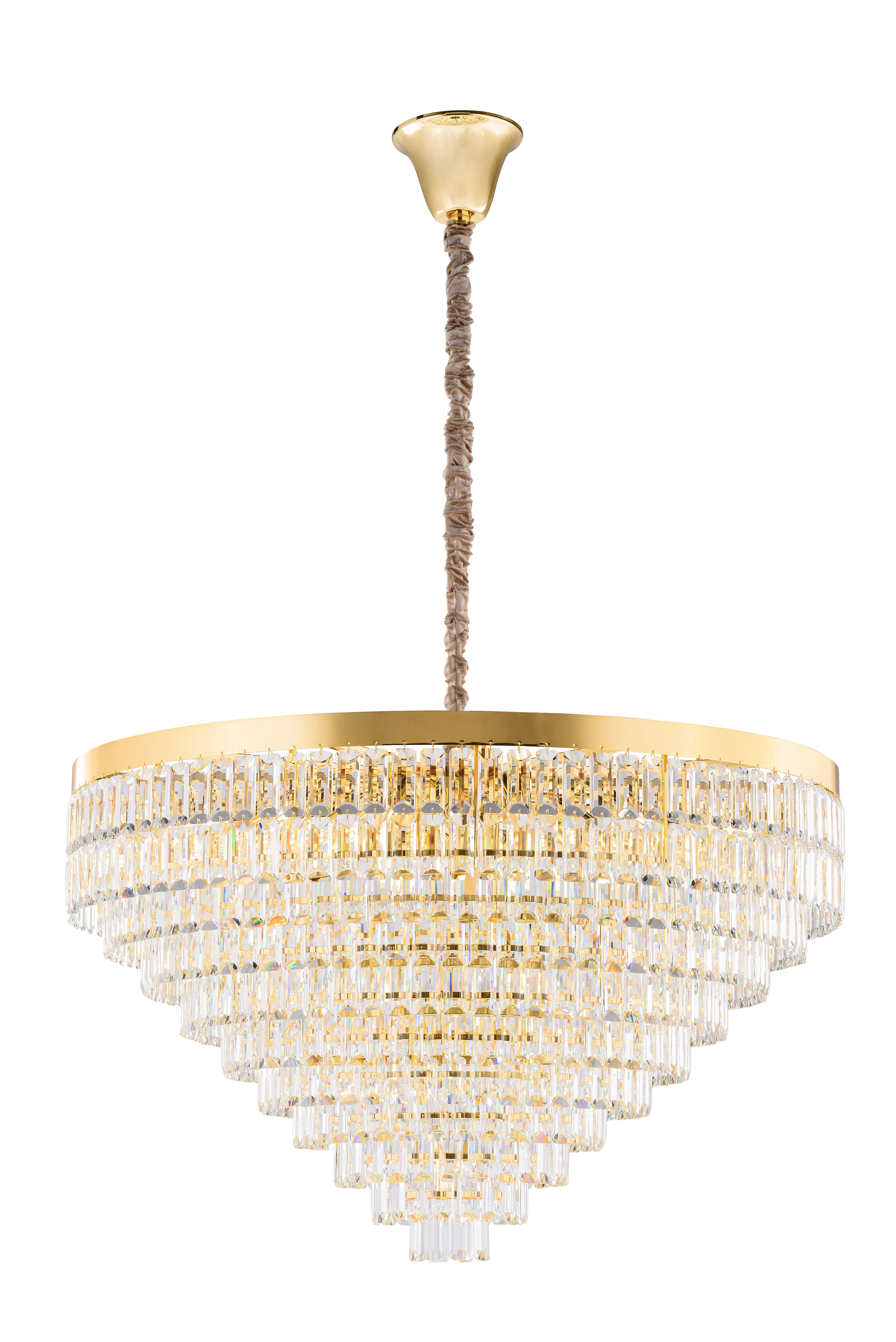 2752E/22A GOLD+CLEAR (1) Люстра (в 2-х коробках) NW # 