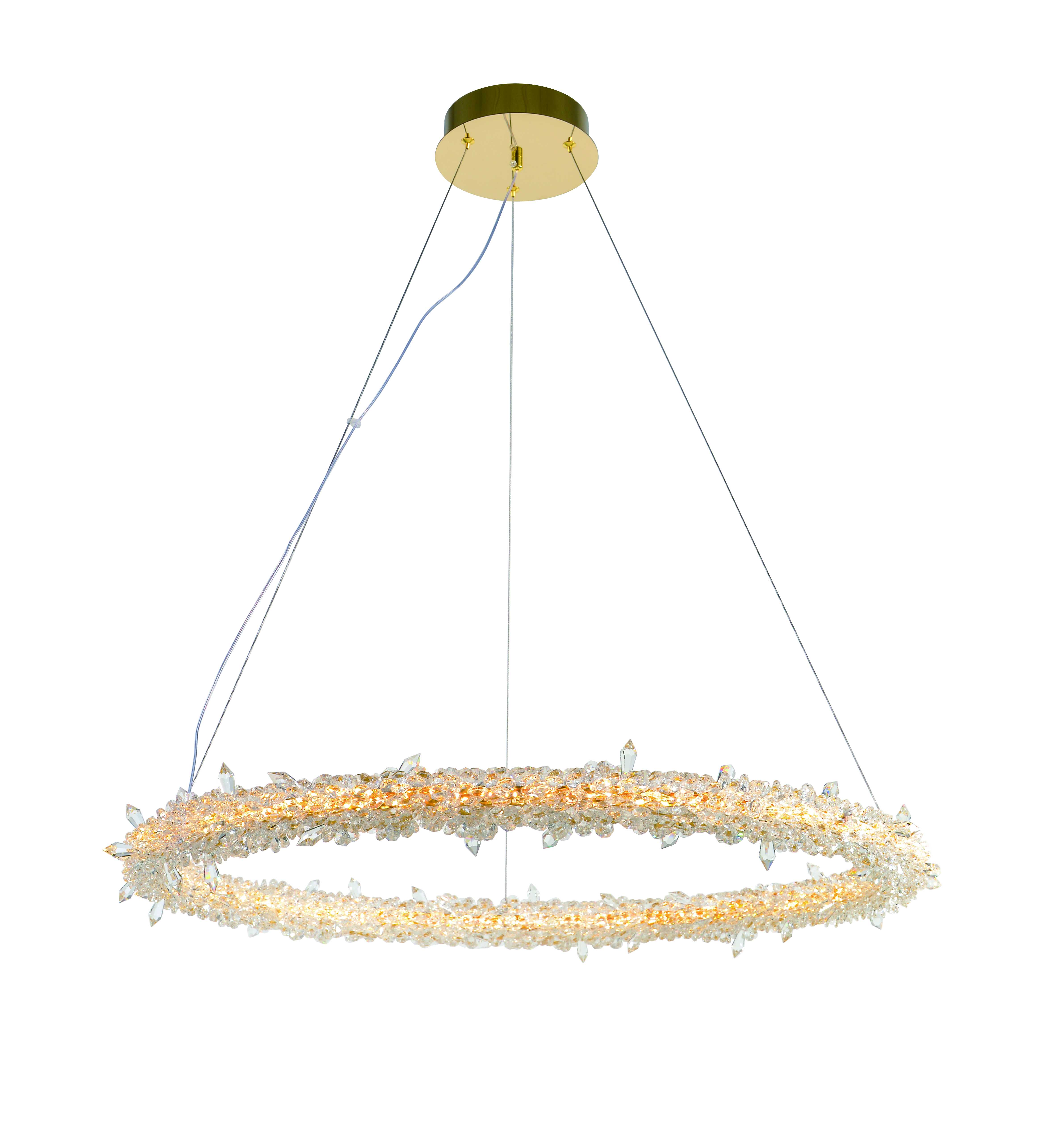 2837E/70W GOLD+CLEAR (1) Люстра NW # 