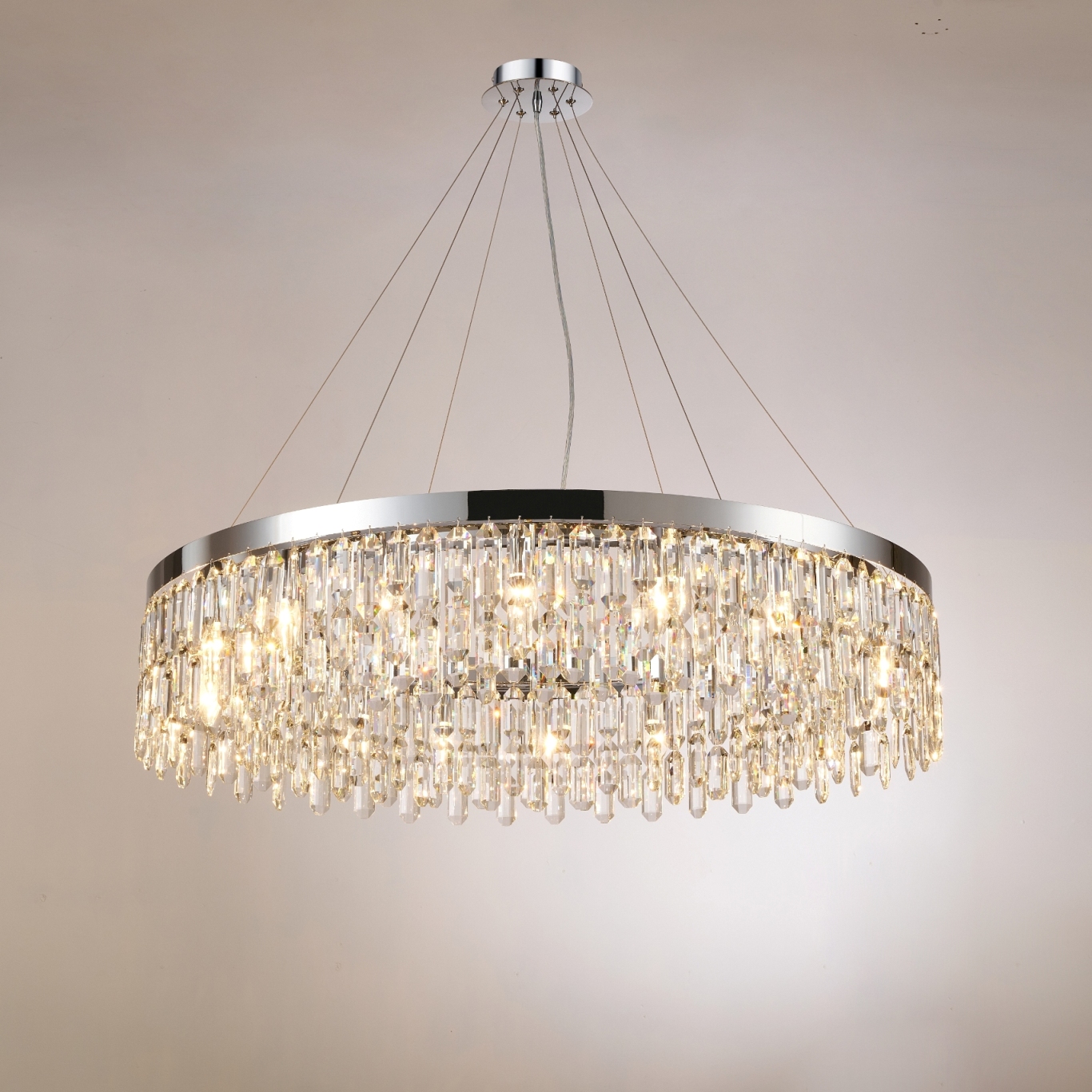 F6-ф1000*H220(1200) CHROME (1) Люстра NW 