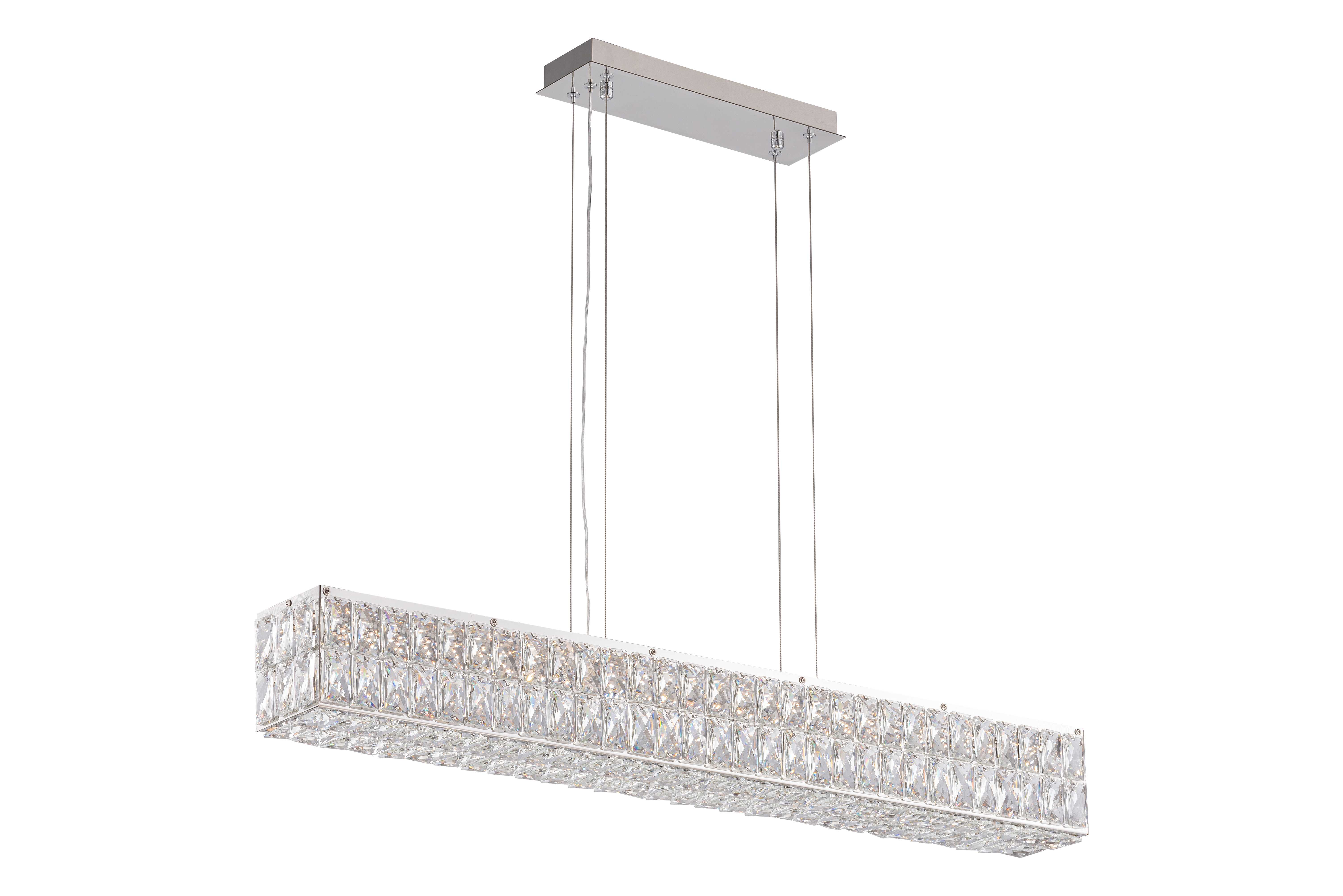 2787R/40W CHROME+CLEAR (1) Люстра NW # 