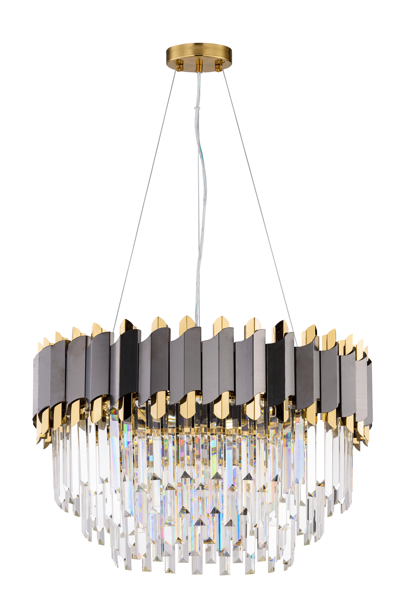 2343S/8A PT BRS+SGT (1) Люстра NW 