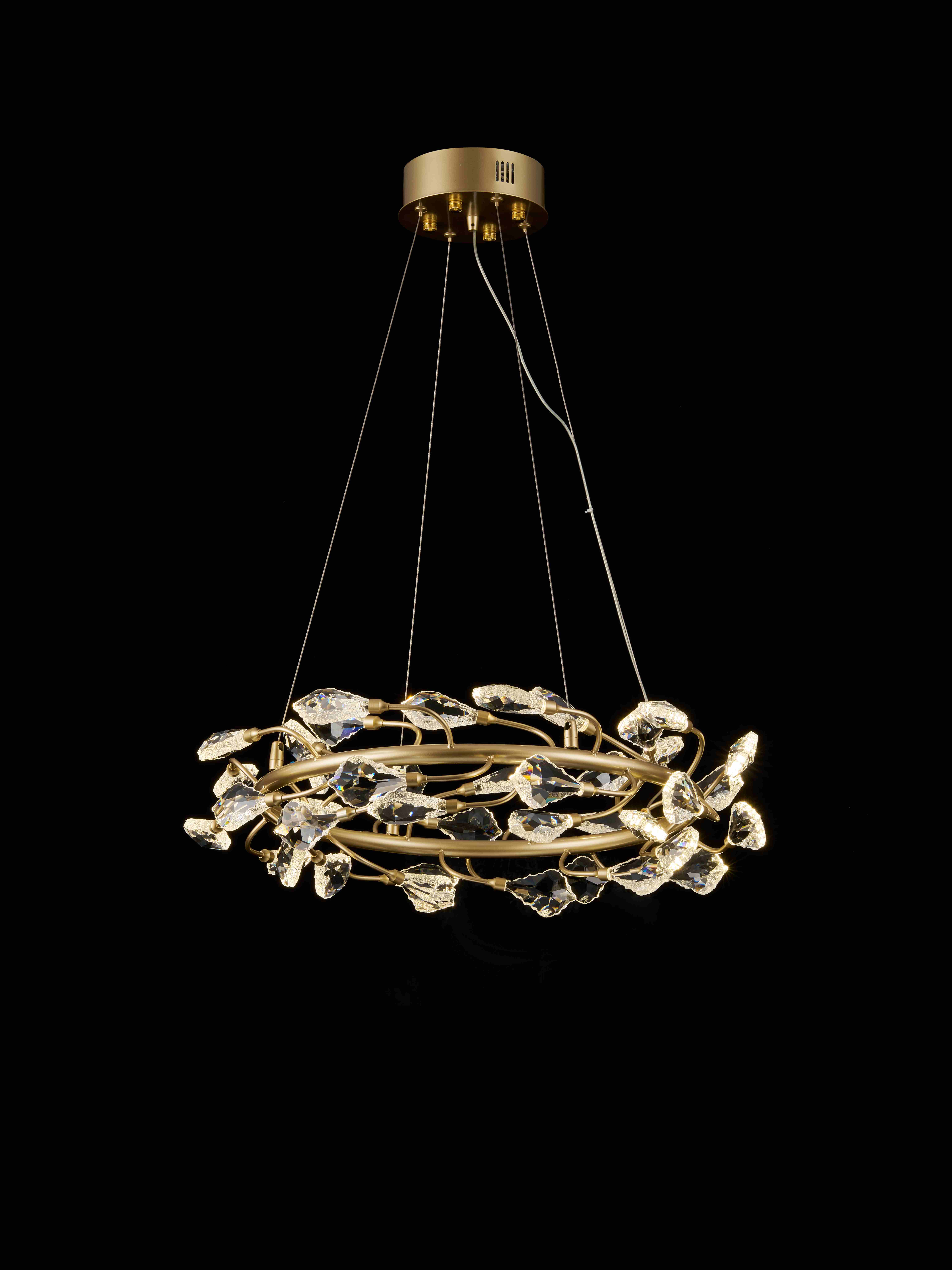 E30-ф600*H130(1200) GOLD (1) Люстра NW # 