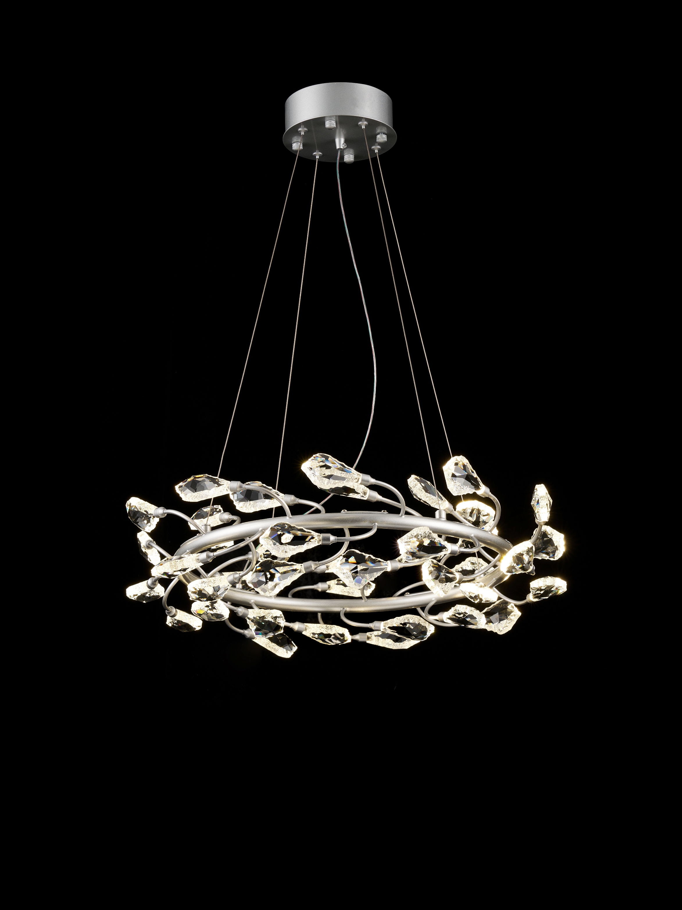 E30-ф600*H130(1200) SILVER (1) Люстра NW # 