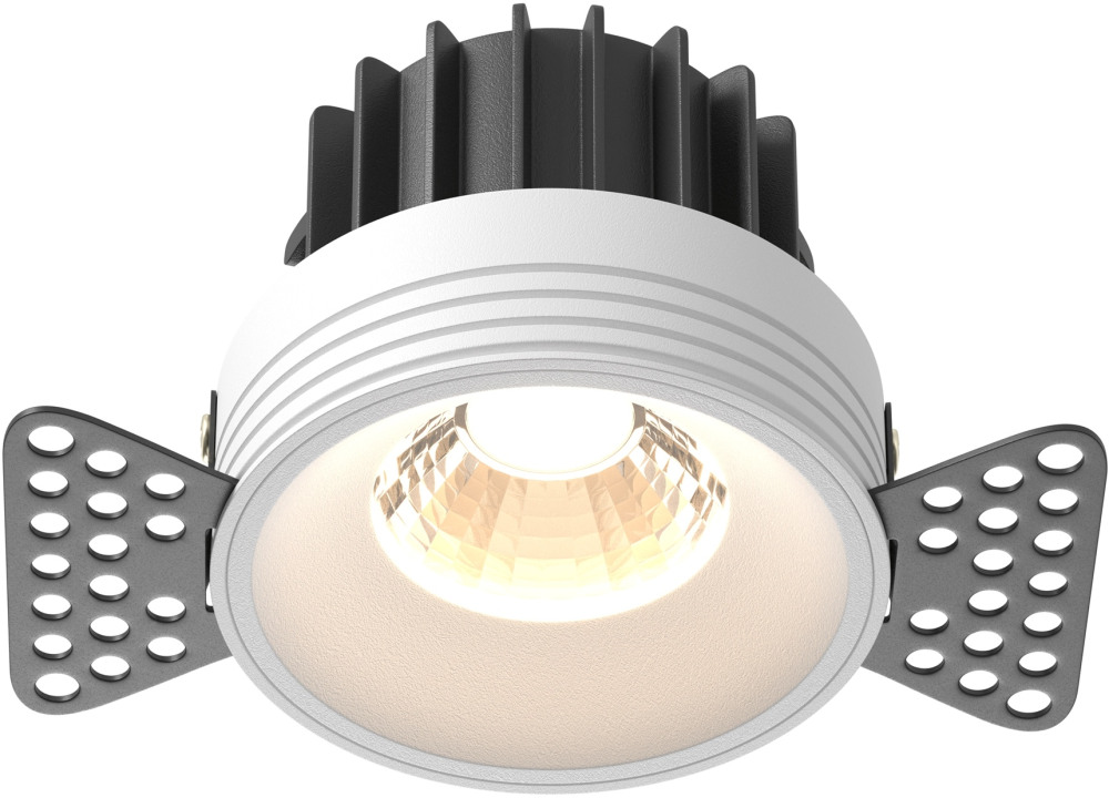 Точечный светильник Round DL058-12W3K-TRS-W 