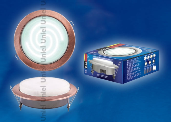 Uniel Точечный светильник  GX70/H5 ANTIQUE COPPER 