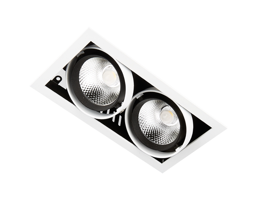 Точечный светильник Cardano Led T812 BK/CH 2*12W 4200K 