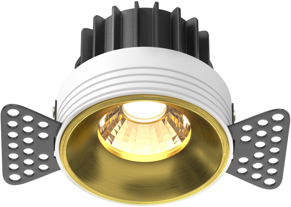 Точечный светильник Round DL058-12W3K-TRS-BS 