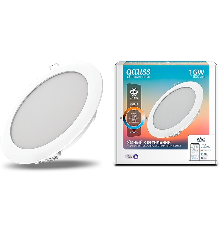 Gauss Точечный светильник Smart Home 2040122 