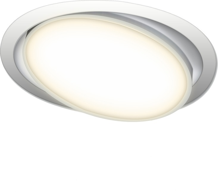 Точечный светильник Luna DL18813/23W White R 