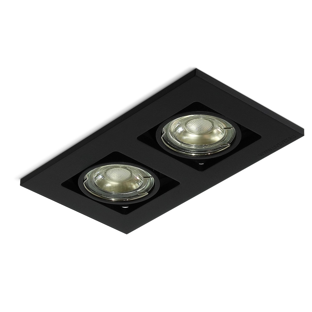 Raumberg Точечный светильник Quader Quader2Bk 