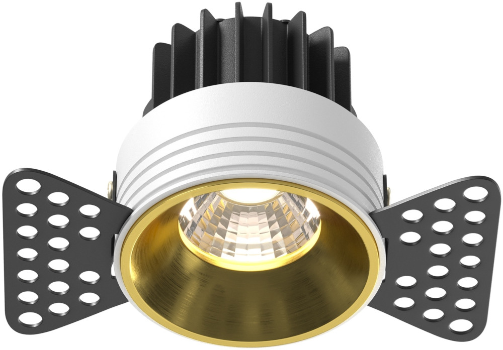 Точечный светильник Round DL058-7W4K-TRS-BS 