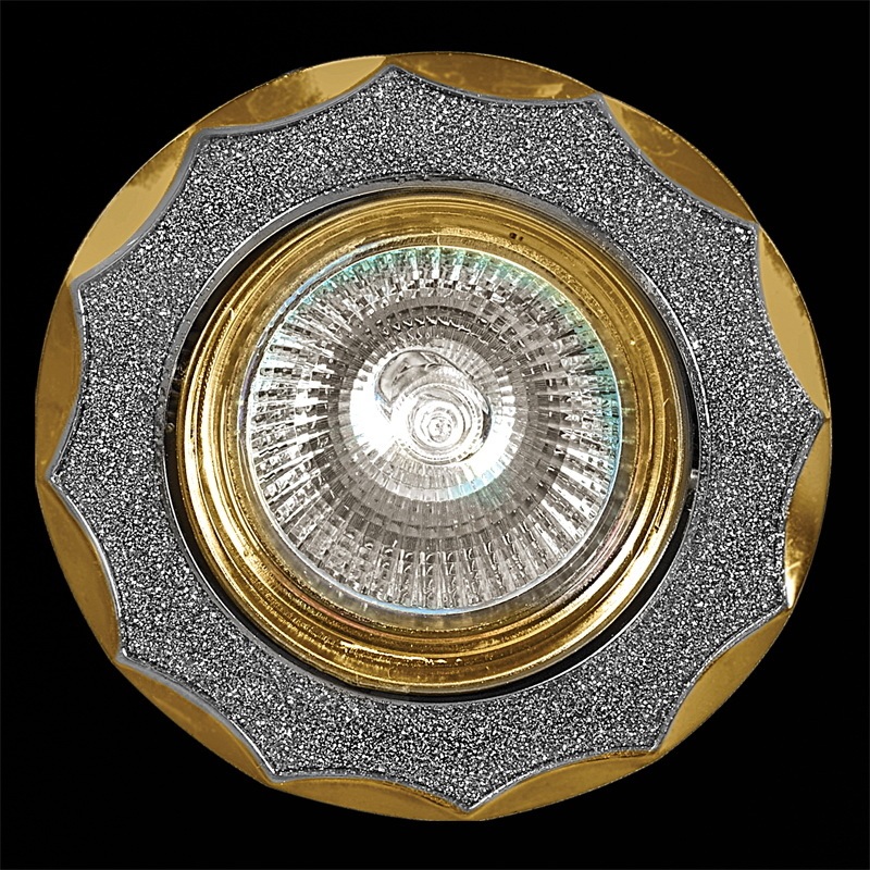 Reluce Точечный светильник  01001-9.0-001AK MR16 SS+GD 