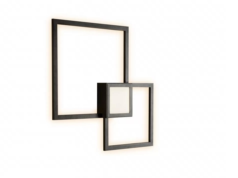 iLedex Настенно-потолочный светильник Galaxy X046224 24W 3000K BK 