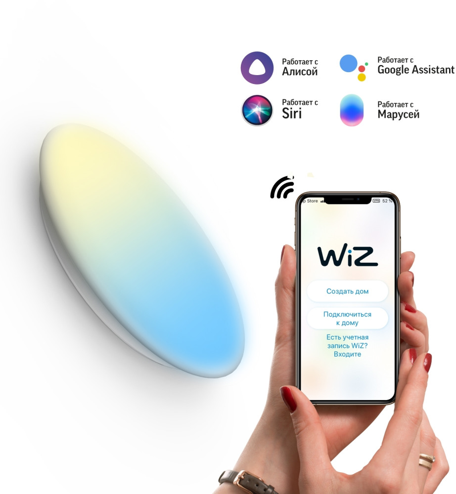 Gauss Настенно-потолочный светильник SmartHome 2060112 