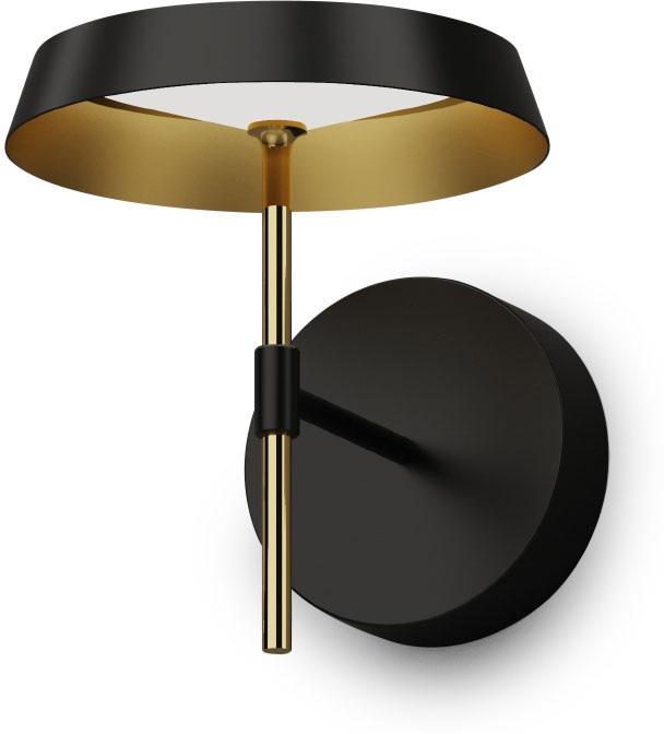 Бра MD18001061 MB18001061-1A  black/gold 