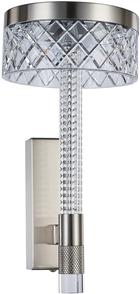 Бра Diamond cut MB21020075-1A satin nickel 