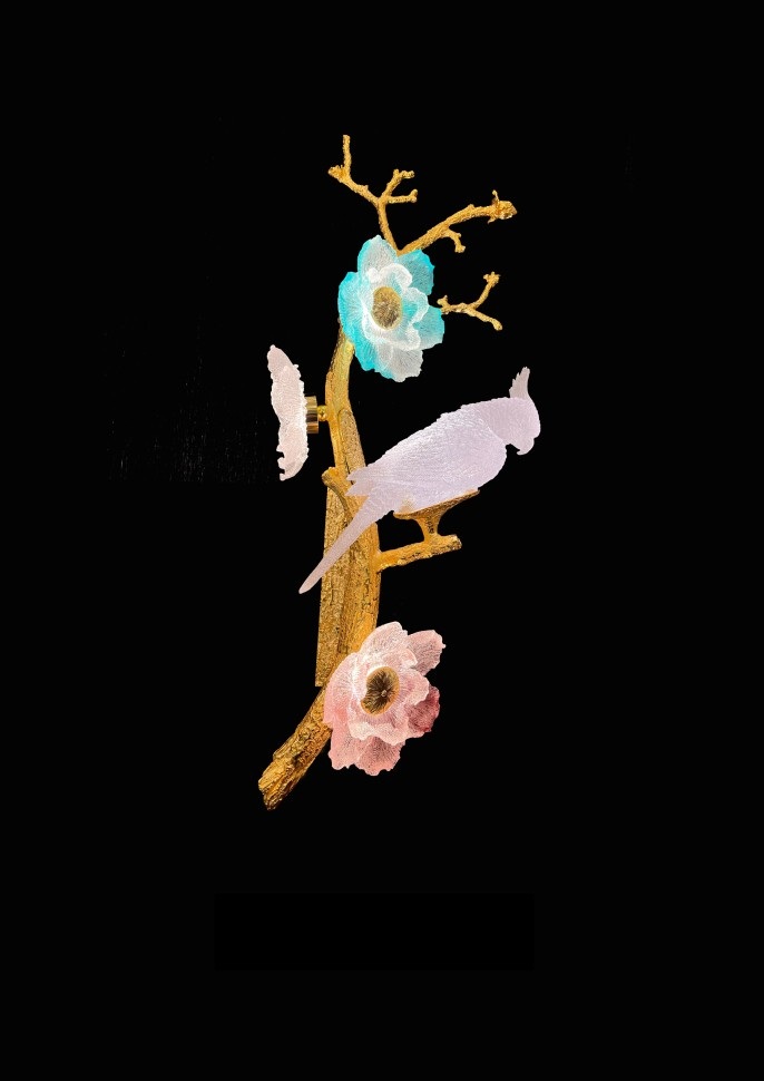 Fluorite Настенный светильник Sauvage FL1099-3WR 