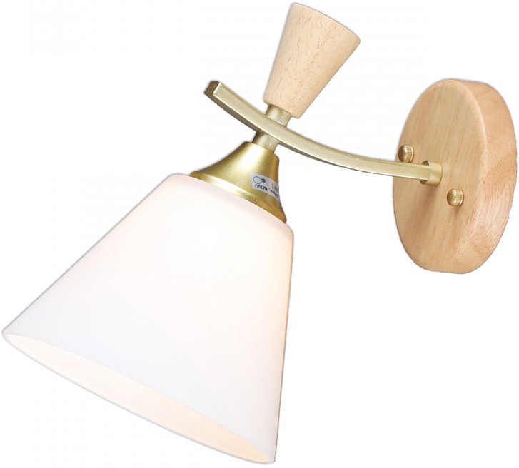 Imex Бра  MD.6132-1-W-GD+WOOD 