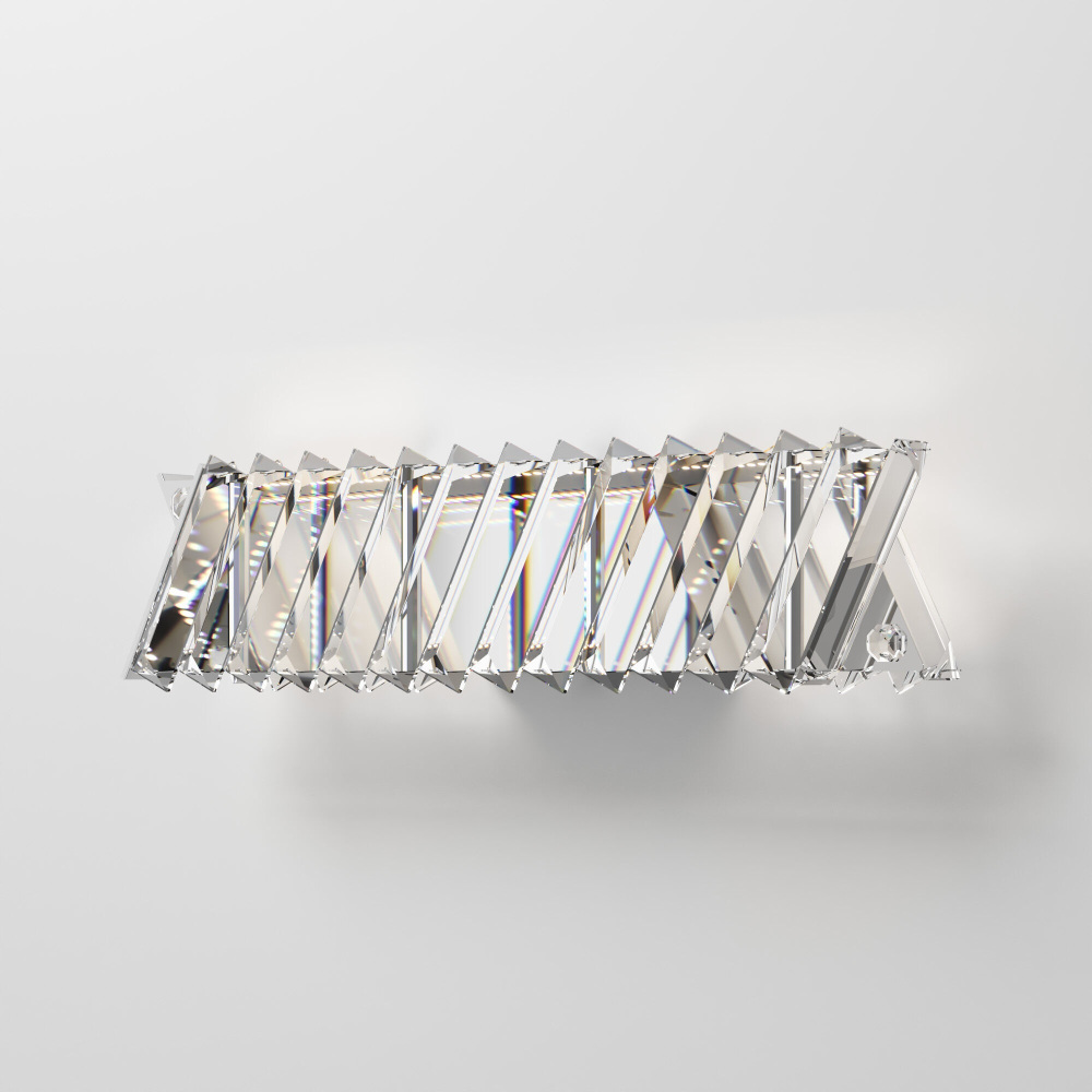 Eurosvet Настенный светильник Solis 101005 LED никель хрусталь Strotskis 