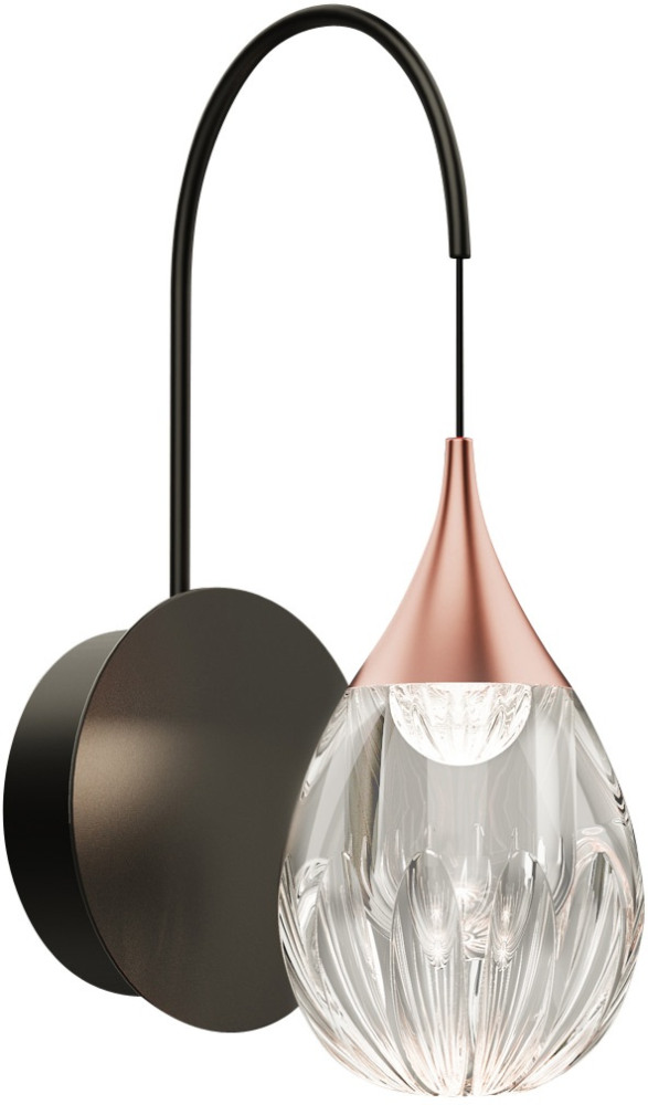 DeLight Collection Бра Stilla MB24001004-1A copper/clear 