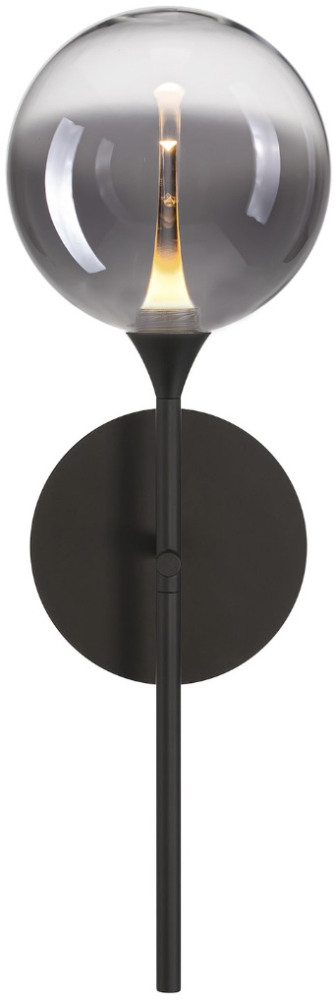 DeLight Collection Бра MD23001045 MB23001045H-1B black/smoky 