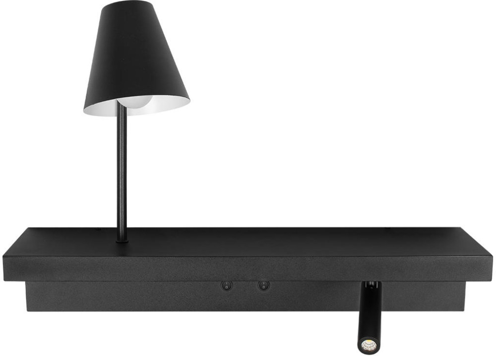 Настенный светильник Shelf 10216/2W Black 