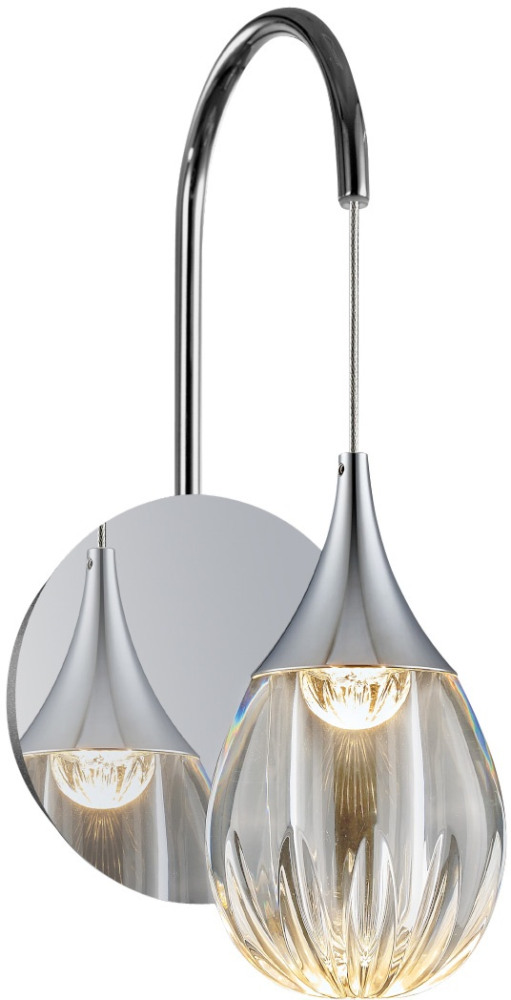 DeLight Collection Бра Stilla MB24001004-1A chrome/clear 