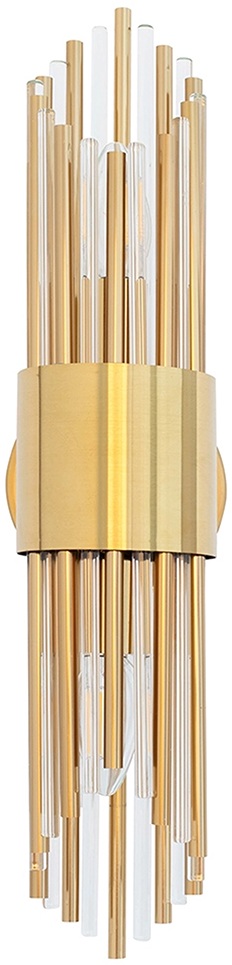 Бра Wall lamp B2562W-B gold 