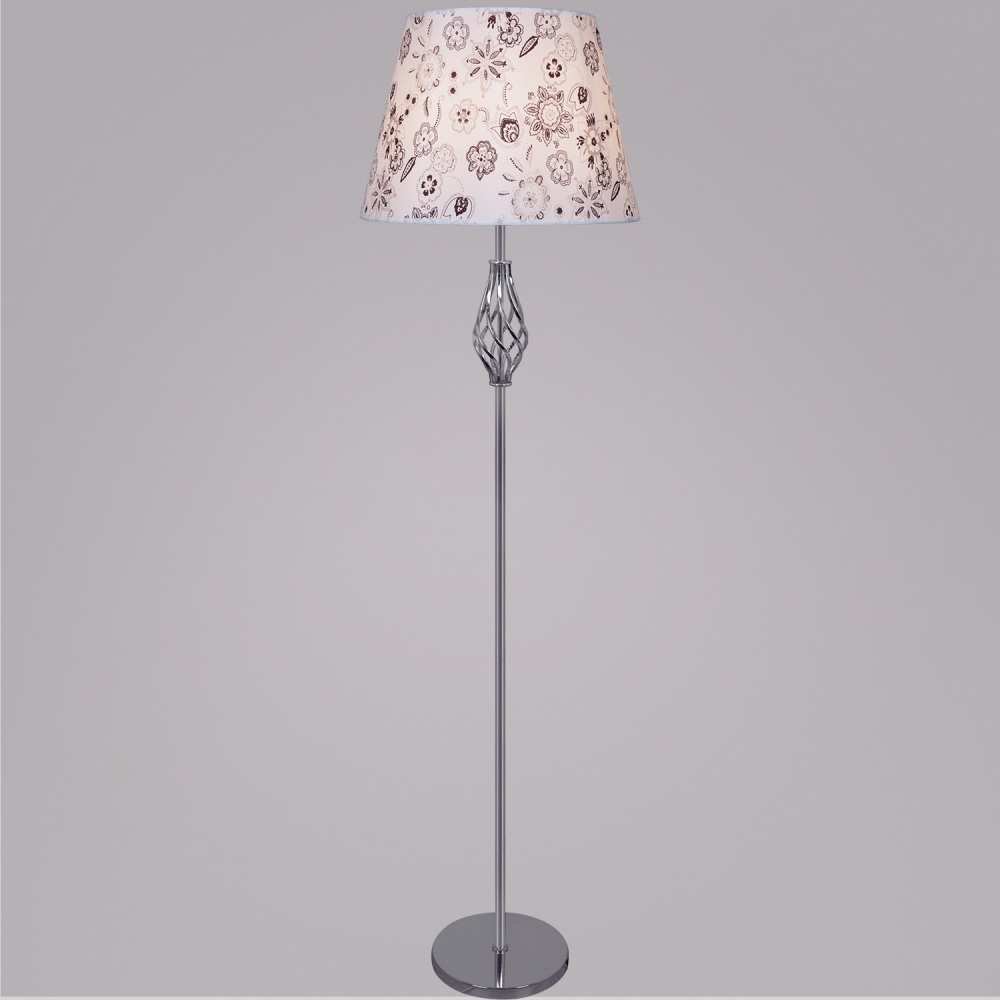 Reluce Торшер  86578-0.6-01 CH (SHADE 1718B WH) 