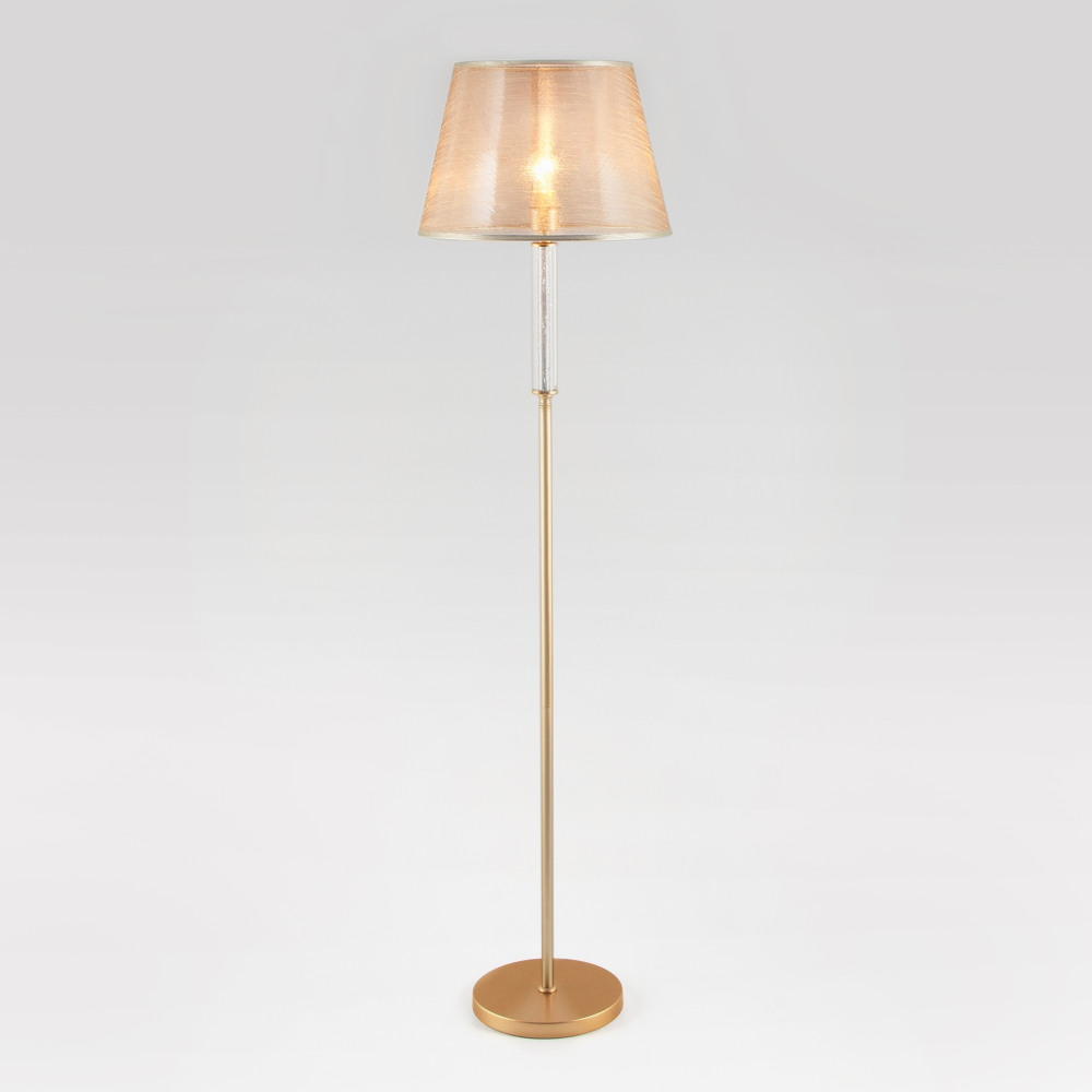 Eurosvet Торшер Alcamo 01076/1 перламутровое золото 