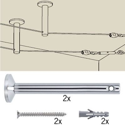 Крепежный комплект для струны Wire System 17824 