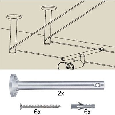 Крепежный комплект для струны Wire System 17806 