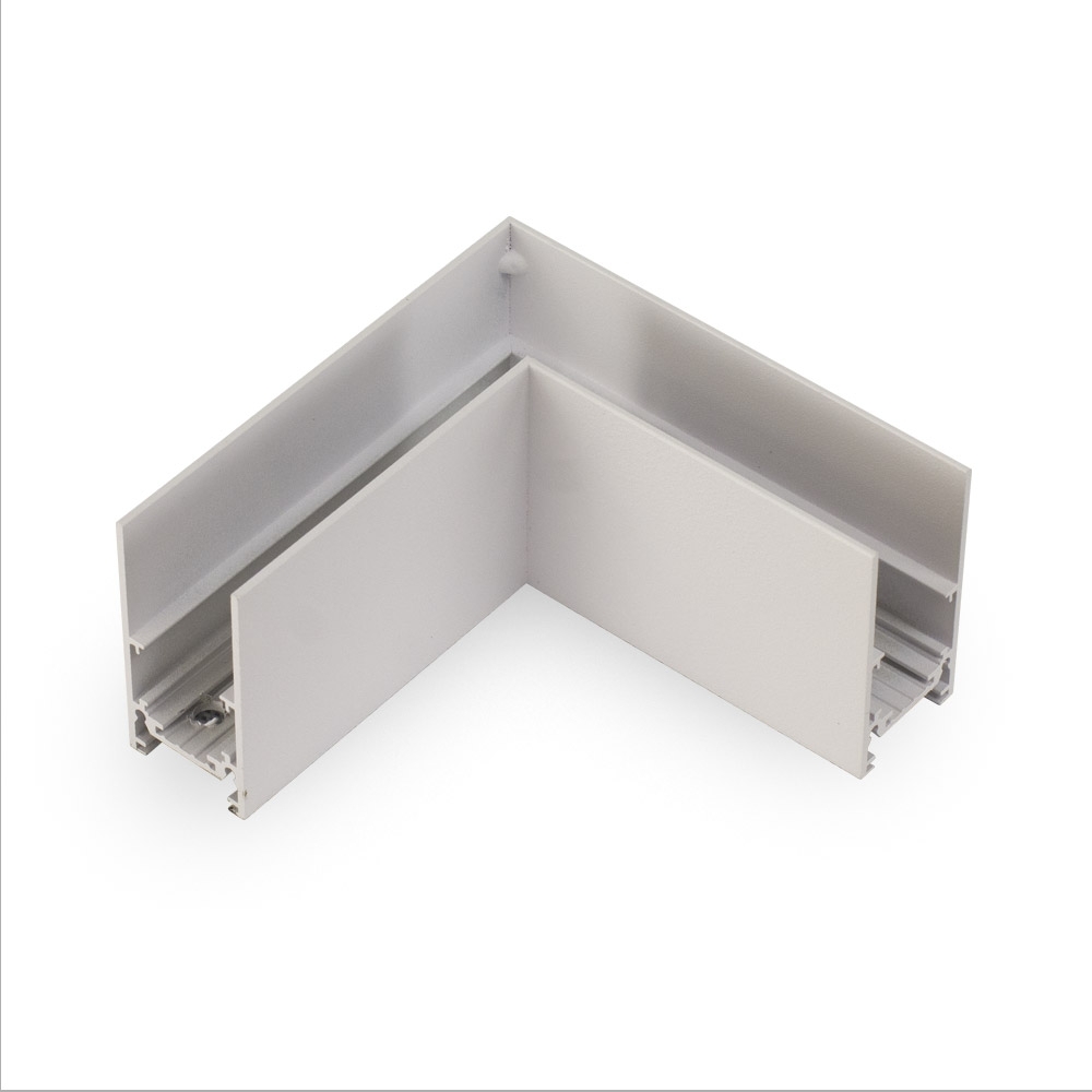 AM Group Коннектор угловой  MAGNET AM401 LL-20B 90° горизонтальный WH 