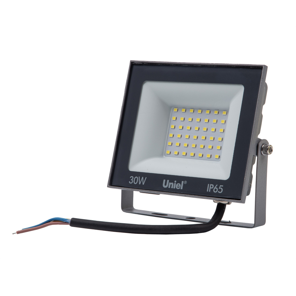 Uniel Прожектор уличный  ULF-F23-30W/6500K IP65 160-240V GREY 