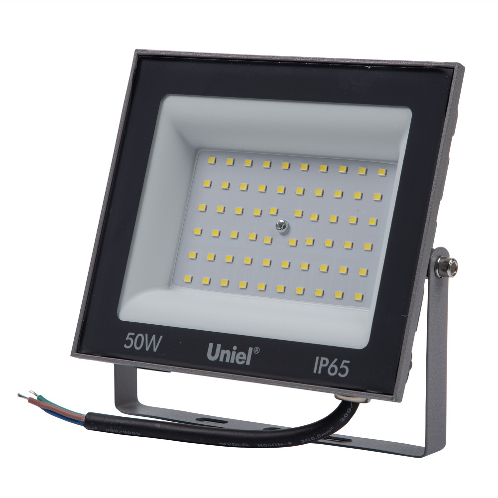 Uniel Прожектор уличный  ULF-F23-50W/6500K IP65 160-240V GREY 
