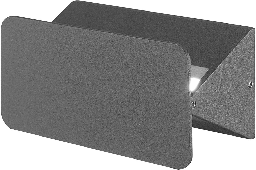 Настенный светильник уличный  ULU-S35A-6W/4000K IP54 BLACK 