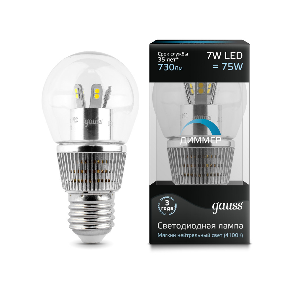 Gauss Лампочка светодиодная  HA105202207-D 
