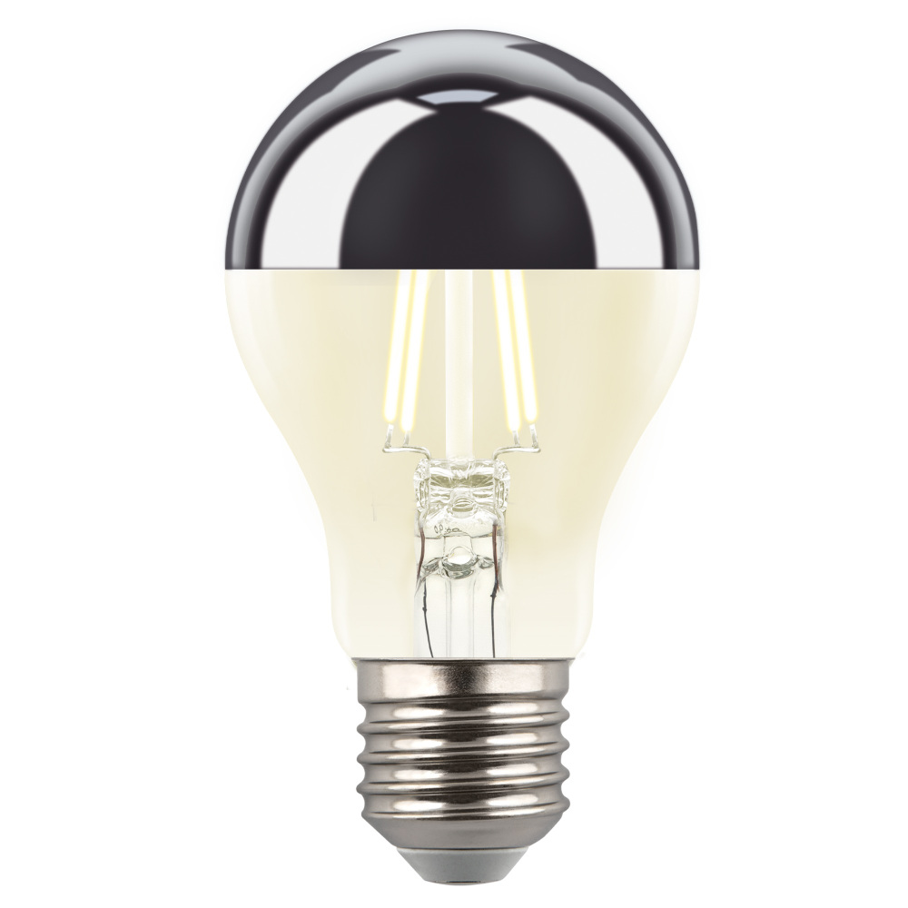 Uniel Лампочка светодиодная SKY LED-A60-4W/3000K/E27/CL MIRROR/CHROME PLS02WH 